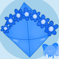 ramiel with a flower crown